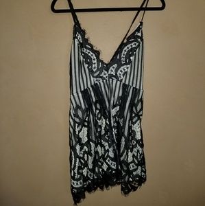 Black Lacey Romper
